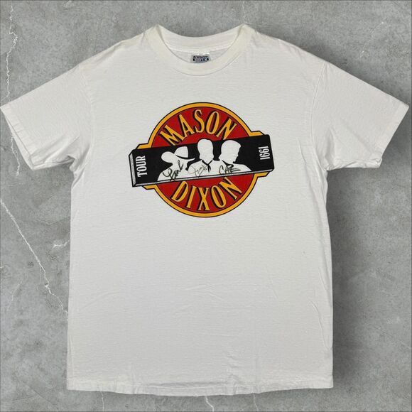 Hanes Other - VTG Signed Autograph Mason Dixon Band Texas Country Music 1991 Tour Tee Shirt XL